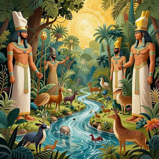 Mesopotamian Garden of Eden Fantasy