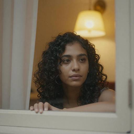 Candid Portrait of a Young Woman