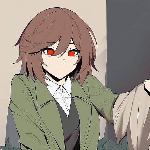 Illustration of Harada mutei, saibou shinkyoku in the style of Kanachirou