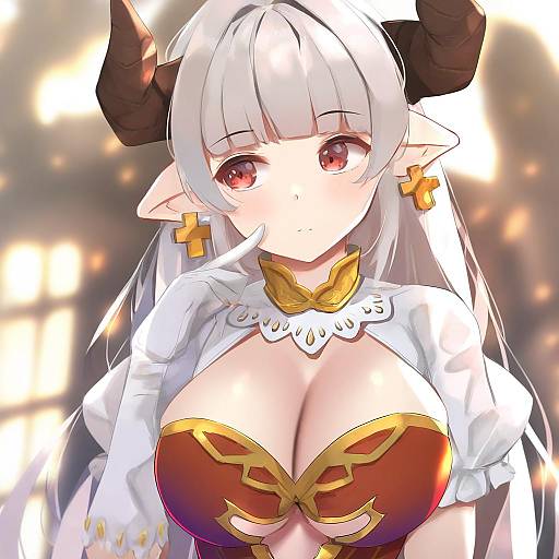 Illustration of Alicia (granblue fantasy), granblue fantasy in the style of Sydus