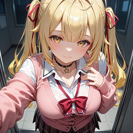 Illustration of Hoshikawa sara (4th costume), nijisanji in the style of Salamander (hop-step)