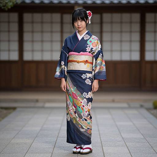 Realistic Hyakkimaru in Kimono