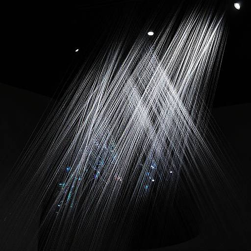 Mesmerizing Spun Glass Thread Weaving