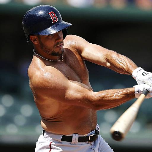 Mike Trout Powerful Mid-Swing Action