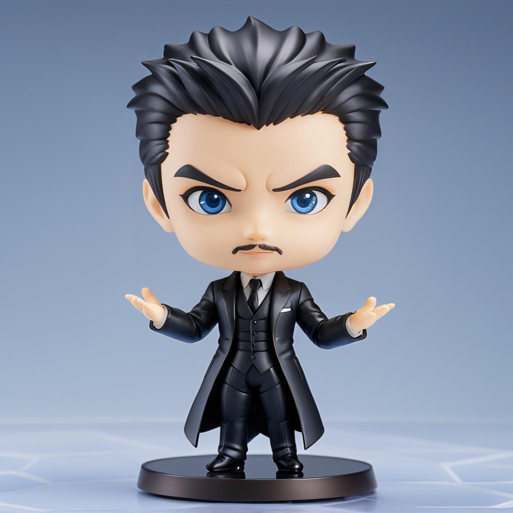 Detailed Nendoroid Figurine of Nikola Tesla