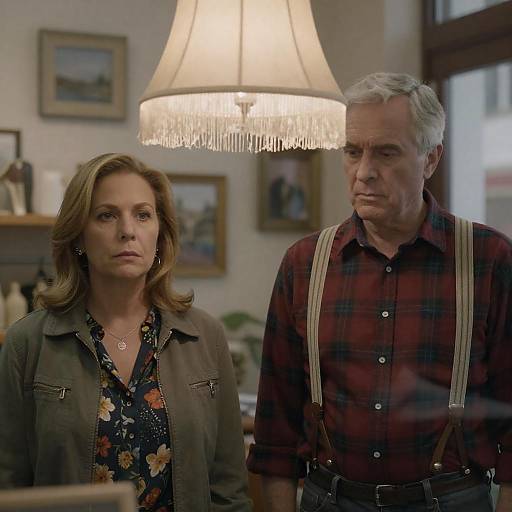 Middle-Aged Couple in a Store Setting