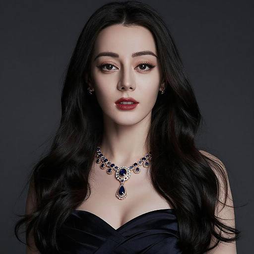 Elegant Portrait of a Woman in Jewelry