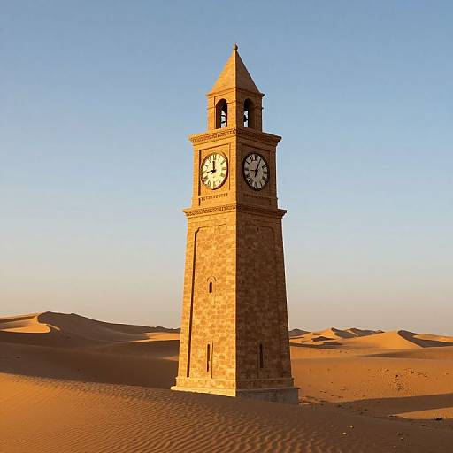 Ancient Clocktower in Desert Eternity