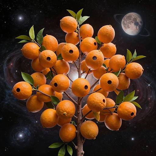 Celestial Cosmic Fruit Garden