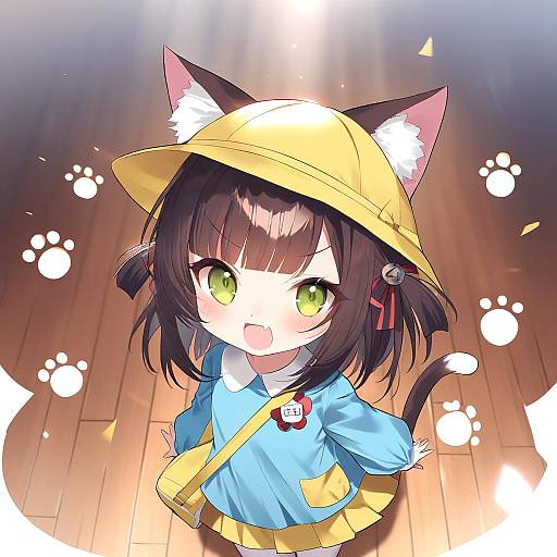 Illustration of Mutsuki (azur lane), azur lane in the style of Onineko-chan