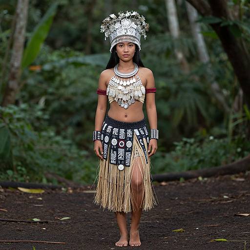 Polynesian Tribal Costume Female