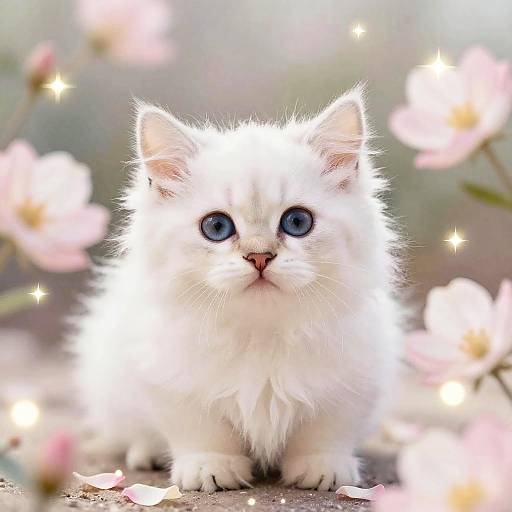 Fluffy Kitten with Cat Ear Filter