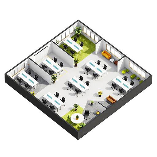 AI Commercial Office Floor Plan Designer
