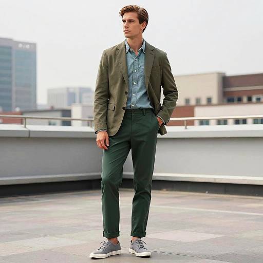 Stylish Young Professional Urban Look