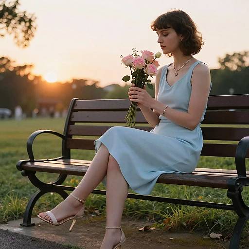 Stylish Crossdresser on Sunset Date