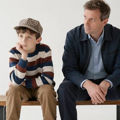 Thoughtful Moment on a Bench