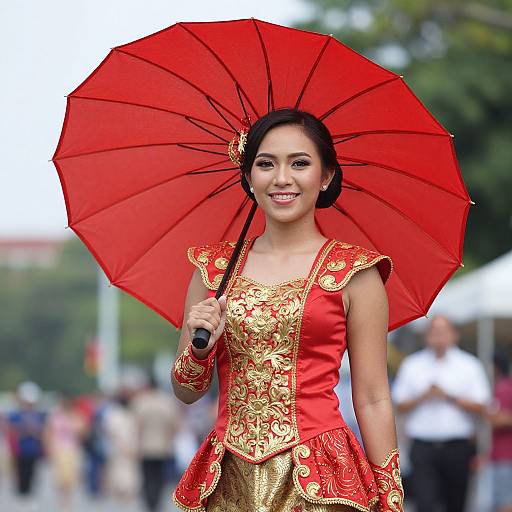 Filipino Costume Buwan Wika Portrait