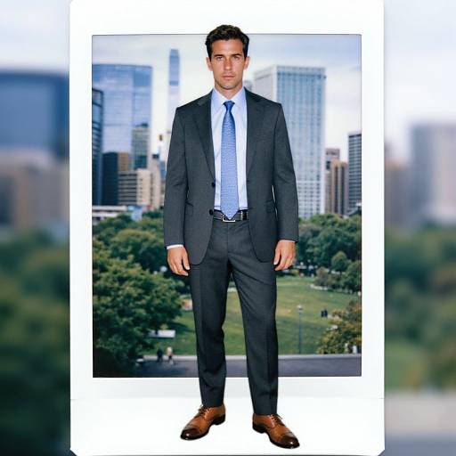 Confident Man in Stylish Urban Attire