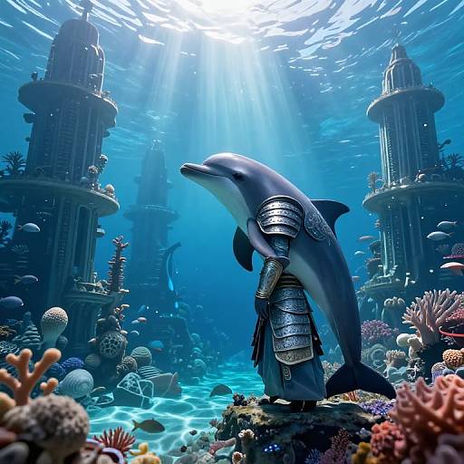 Enchanted Underwater Coral Metropolis