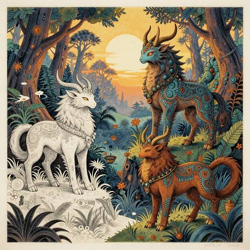 Vibrant Fantasy Art with AI and Sketch