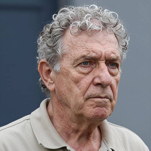 Close-Up Portrait of Older Man