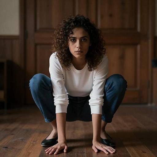 Candid Portrait of Focused Woman