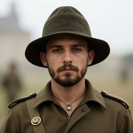 Male Infantry Costume Portrait