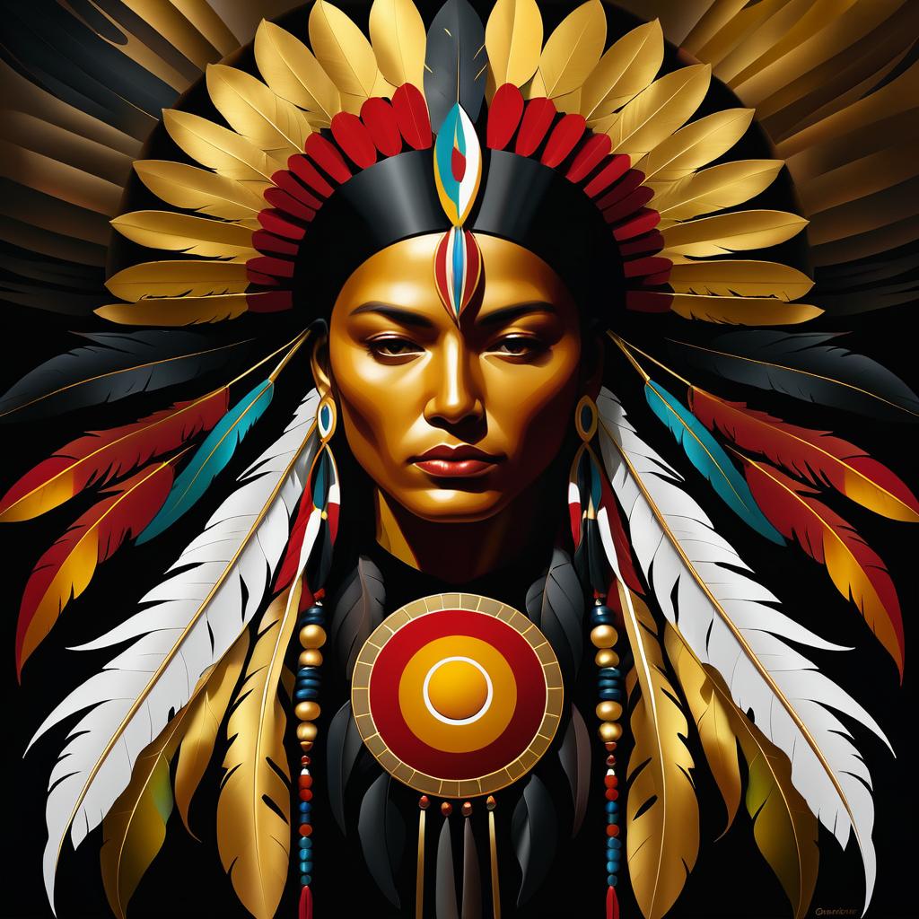 Vibrant Native American Cultural Expression