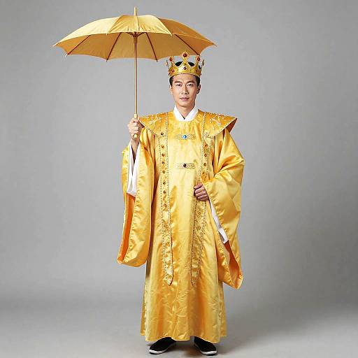Regal Yellow King in Crown