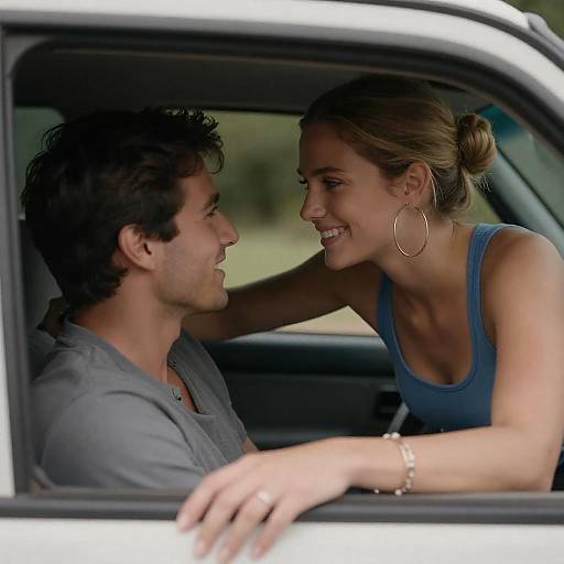 Smiling Interaction by the Car