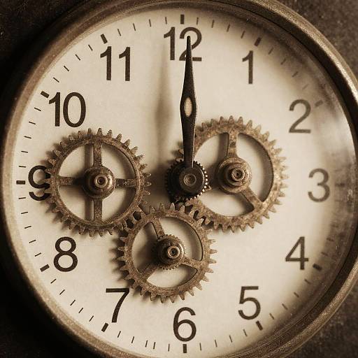 Vintage Analog Timer in Motion