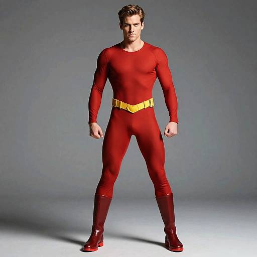 Walker Scobell Superhero Action Pose