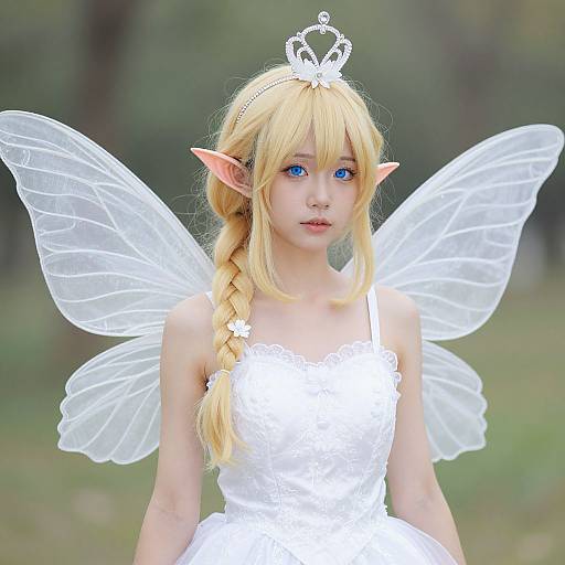 Realistic Sprite Fairy Girl Portrait