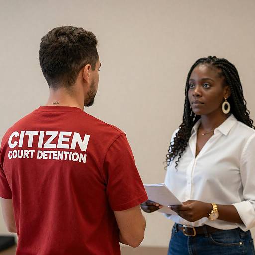Candid Room Shot of Two Individuals