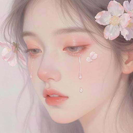 Bittersweet Emotion in Pastel Painting