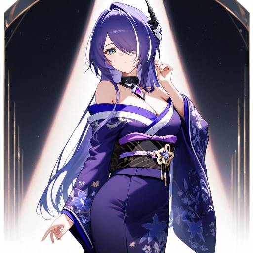 Elegant Cowboy Shot of a Mystical Girl