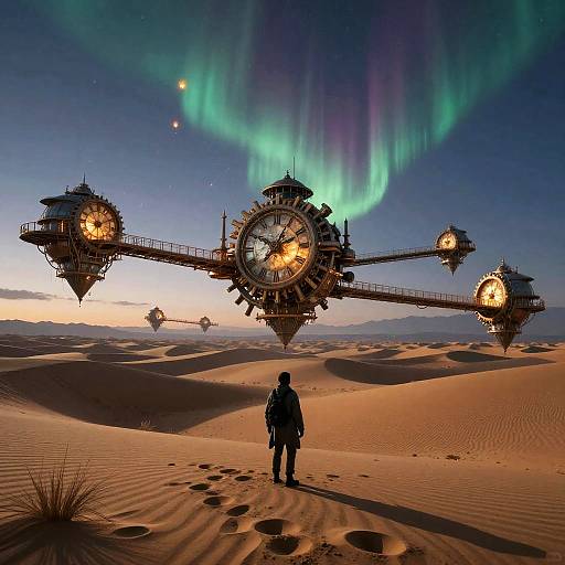 Clockwork Nomad on Glass Dune Archipelago