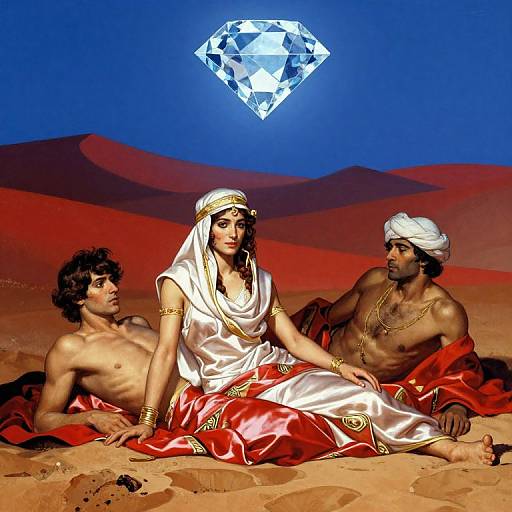 Desert Ecstasy Beneath Diamond Sky