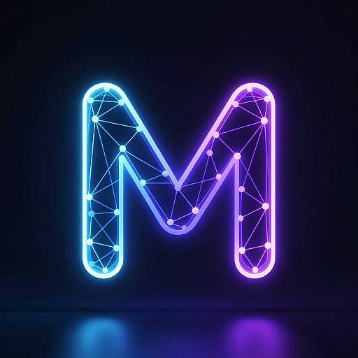 Neon Midjourney AI Logo Design