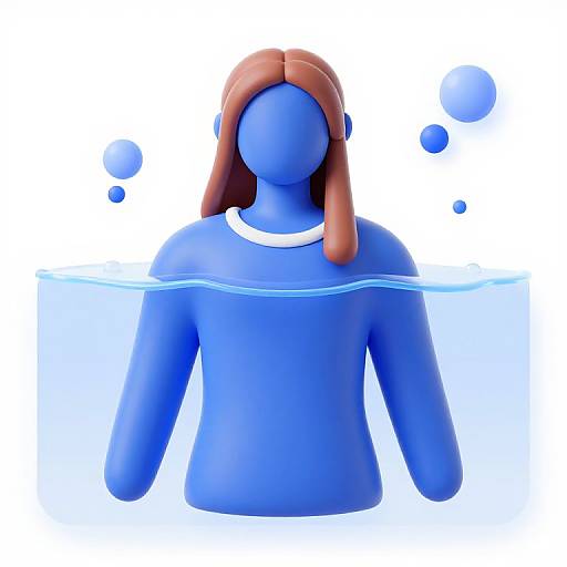 Renaissance Inspired 3D Liquid Body UI