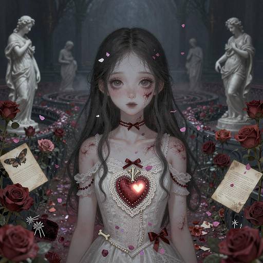 Moonlit Rose Labyrinth Undead Boudoir