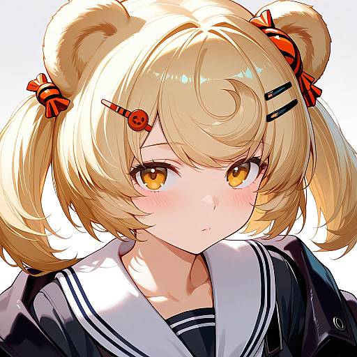 Illustration of Gummy (arknights), arknights in the style of 119