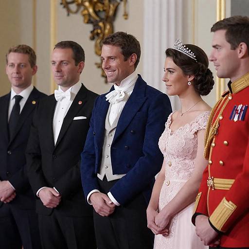 Formal Group Portrait with Elegant Attire