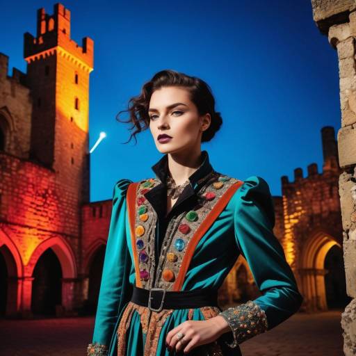 Breathtaking Fashion in Medieval Ruins