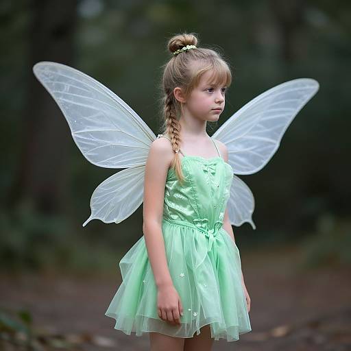 Realistic Tinkerbell Fairy Girl