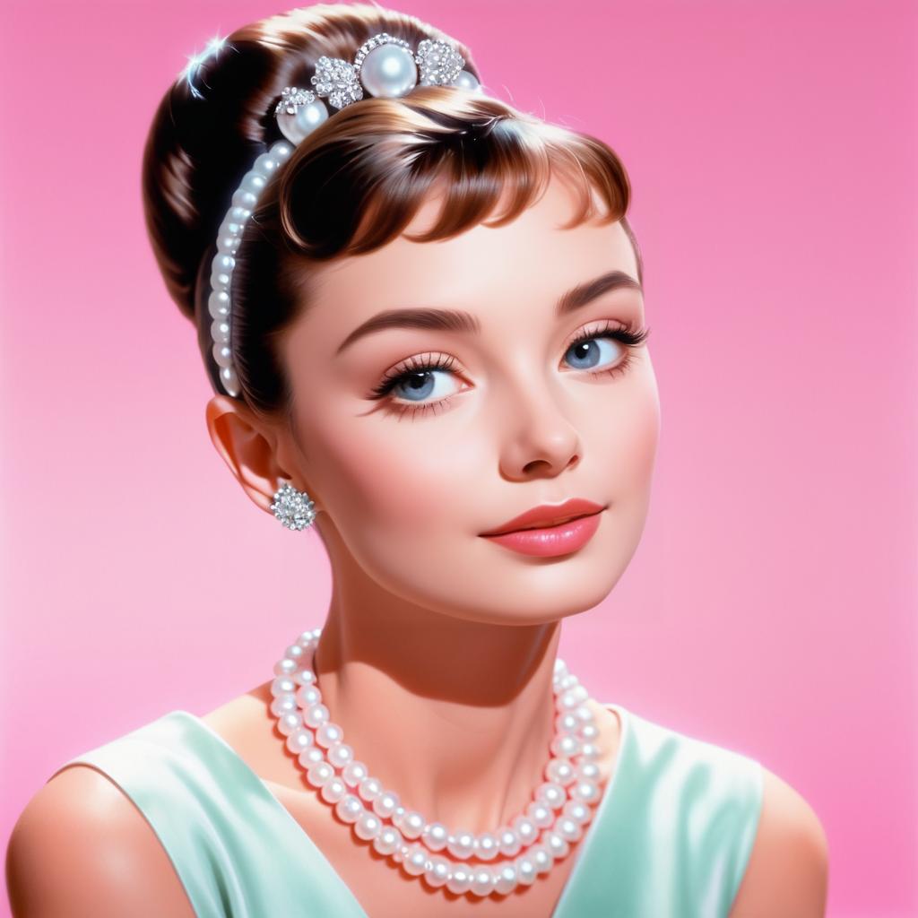 Ultra-Realistic Audrey Hepburn Portrait