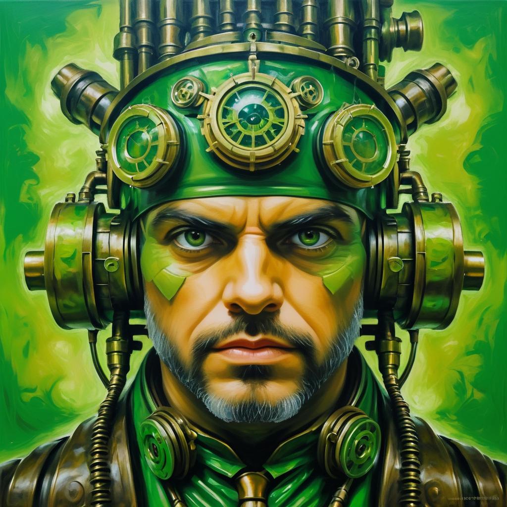 Steampunk Inventor: A Dystopian Portrait