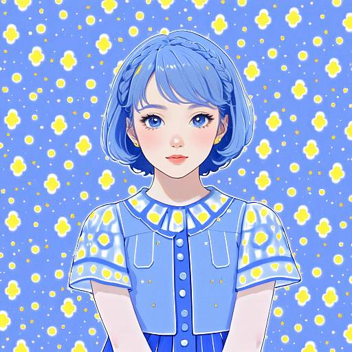 Illustration of Dorothy west, pretty series in the style of Hao (patinnko)