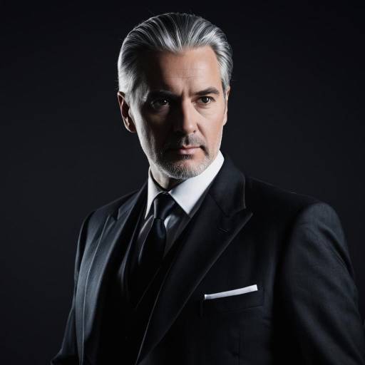 Distinguished Middle-Aged Man in Classic Suit