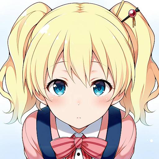 Illustration of Alice cartelet, kin-iro mosaic in the style of Suruga (xsurugax)